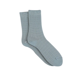 Women's Cabled Mercerised Cotton Socks - Corgi Socks