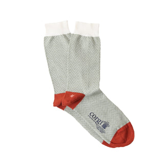 Women's Chevron Mercerised Cotton Socks - Corgi Socks