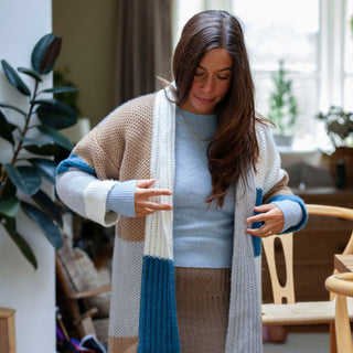 Women's Colour Block Kimono - Corgi Socks