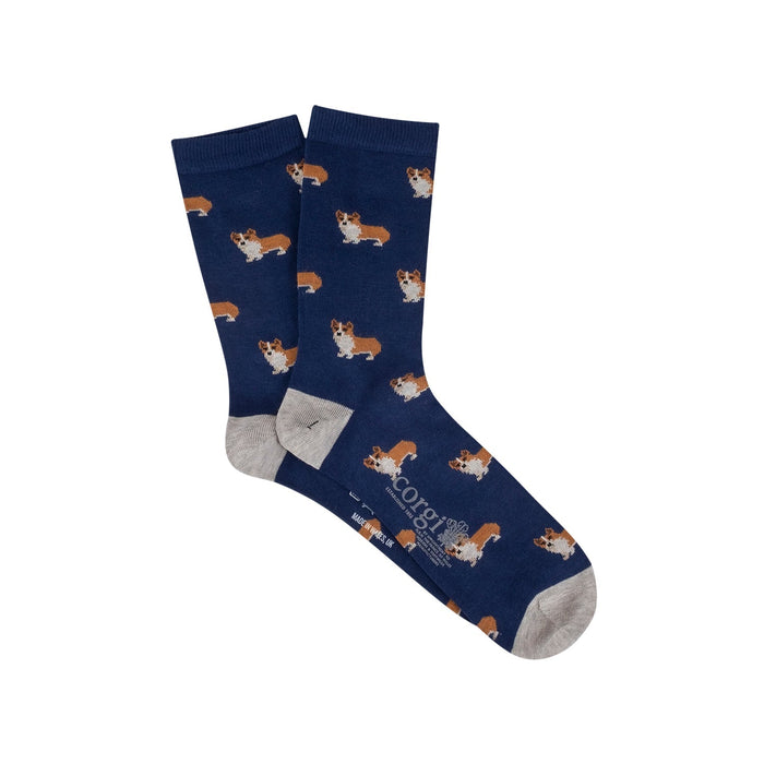 Women's Corgi Dog Cotton Socks - Corgi Socks