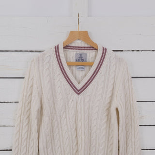 Women's Cricket Style Wool Sweater - Corgi Socks