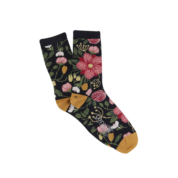 Women's Forest Bloom's Cotton Socks - Corgi Socks