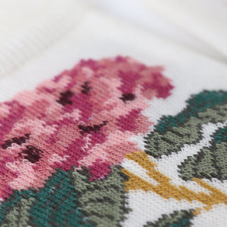 Women's Hydrangea Cotton Socks - Corgi Socks