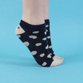 Women's Low Cut Dalmatian Spot Cotton Socks - Corgi Socks