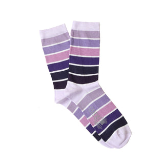 Women's Pantone Stripe Cotton Socks - Corgi Socks