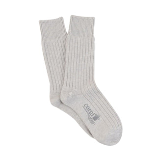 Women's Pure Cashmere Lounge Socks - Corgi Socks