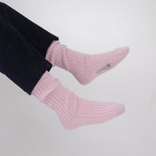 Women's Pure Cashmere Lounge Socks - Corgi Socks