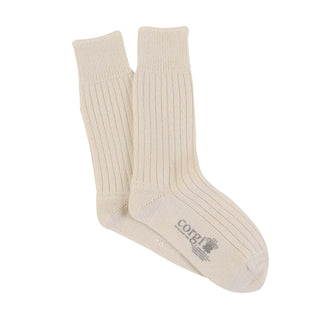 Women's Pure Cashmere Lounge Socks - Corgi Socks