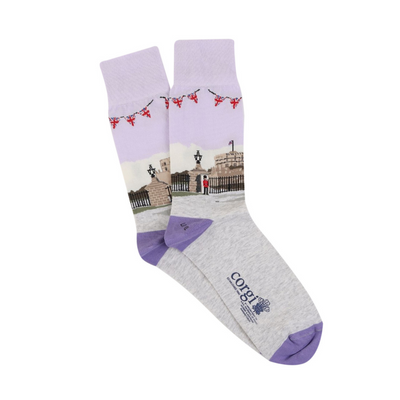 Women's Royal Collection at Windsor Castle Cotton Socks - Corgi Socks