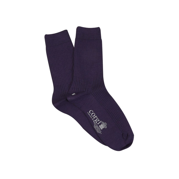 Women's True Rib Mercerised Cotton Socks | Corgi Socks