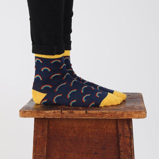 Women's Welsh Weatherman x Corgi Rainbow Socks - Corgi Socks