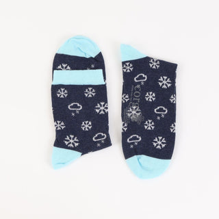 Women's Welsh Weatherman x Corgi Snow Cotton Socks - Corgi Socks