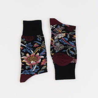 Women's William Morris Evenlode 1883 Cotton Socks - Corgi Socks