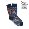 Women's William Morris Strawberry Thief 1883 Cotton Socks - Corgi Socks