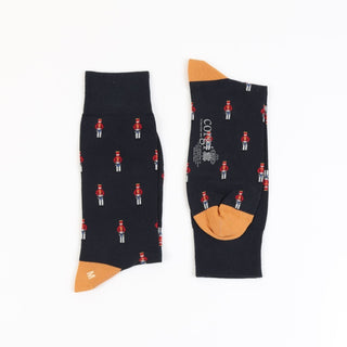 Men's Christmas Nutcracker Cotton Socks