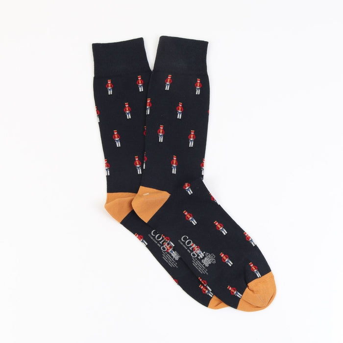 Men's Christmas Nutcracker Cotton Socks