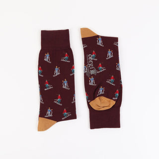 Men's Christmas Ski Cotton Socks