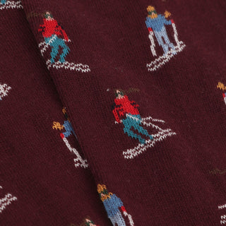 Men's Christmas Ski Cotton Socks