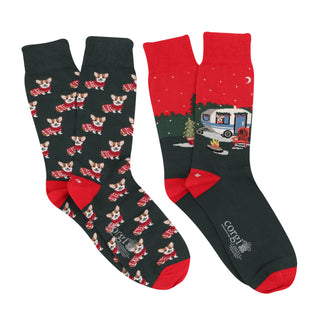 Men's Campervan Corgi 2-Pair Gift Box