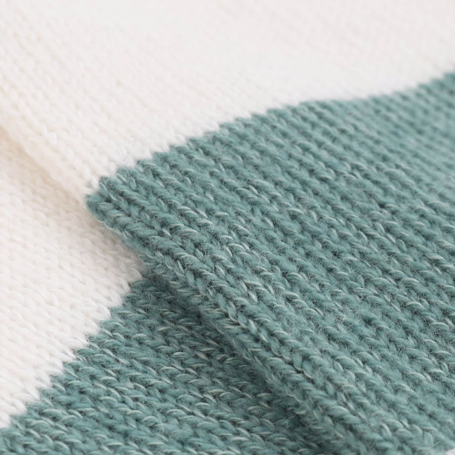 close up of the striped socks