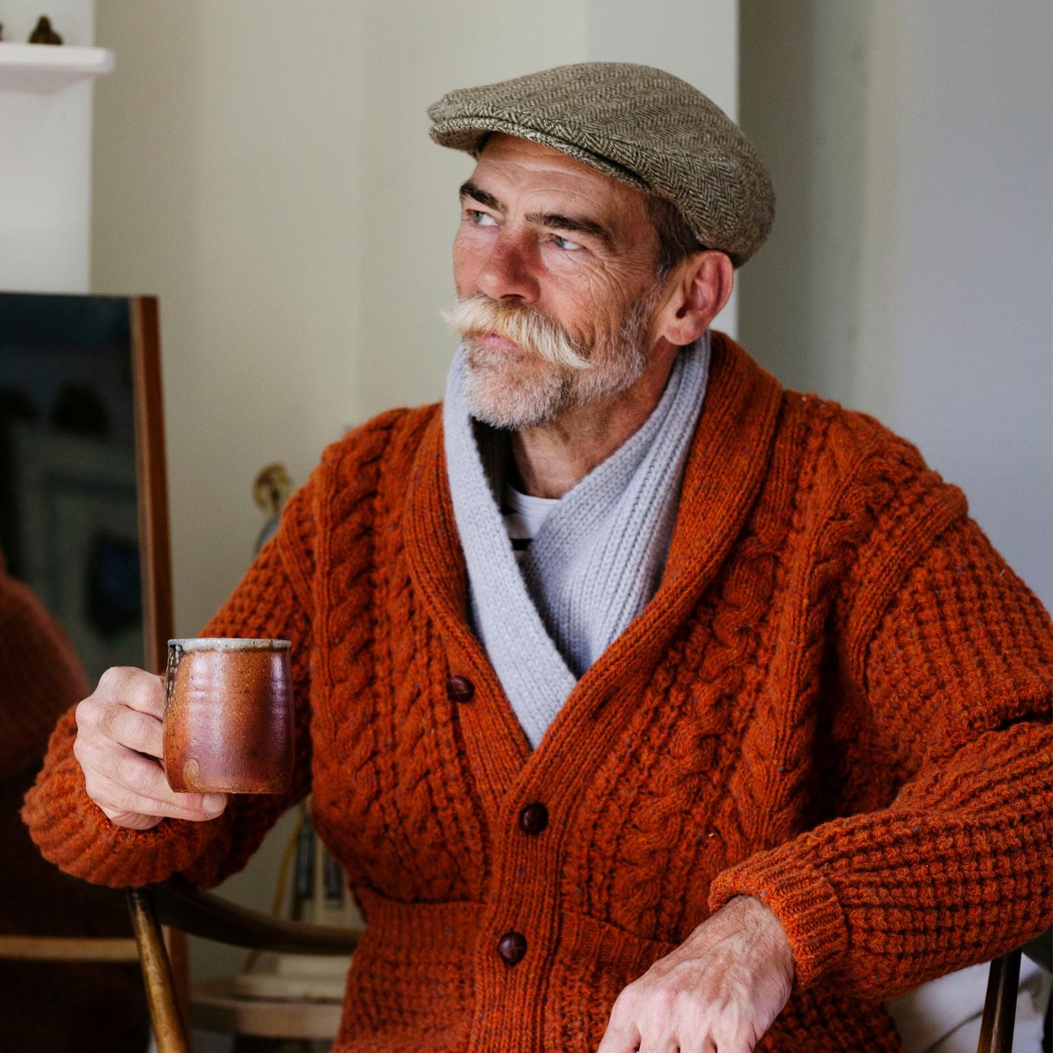 Mens woolen discount cardigans